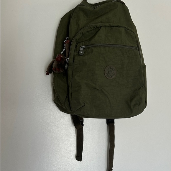 Kipling Seoul Green Large Backpack - Picture 2 of 3